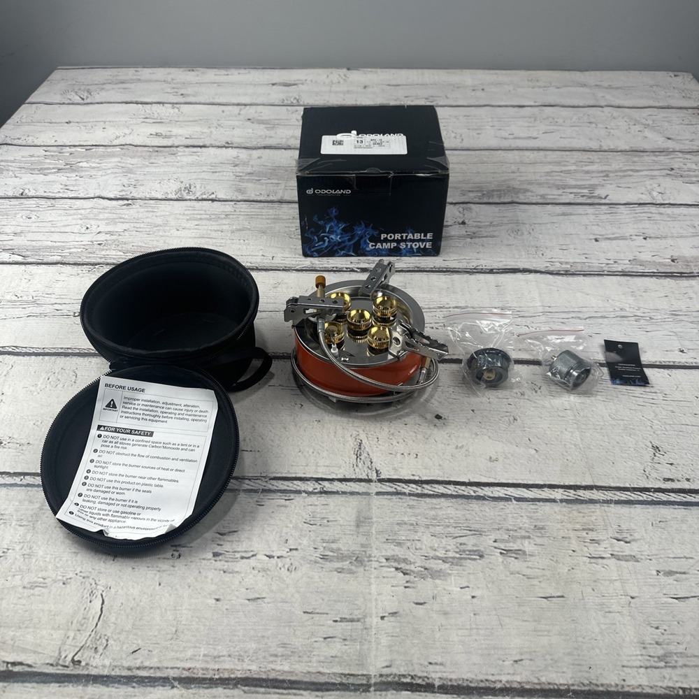 Odoland 9000W portable camp stove Lightweight Backpacking / Camping Stove NEW OB
